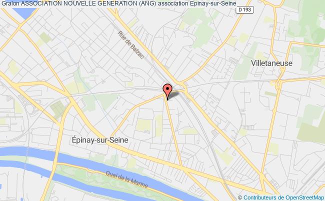 plan association Association Nouvelle Generation (ang) Épinay-sur-Seine