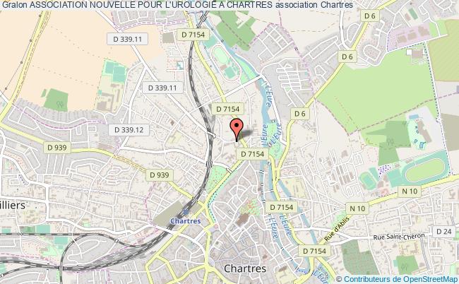 plan association Association Nouvelle Pour L'urologie A Chartres Chartres