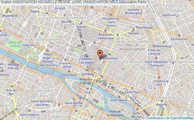 plan association Association Nouvelle Revue Juive (association Nrj) Paris