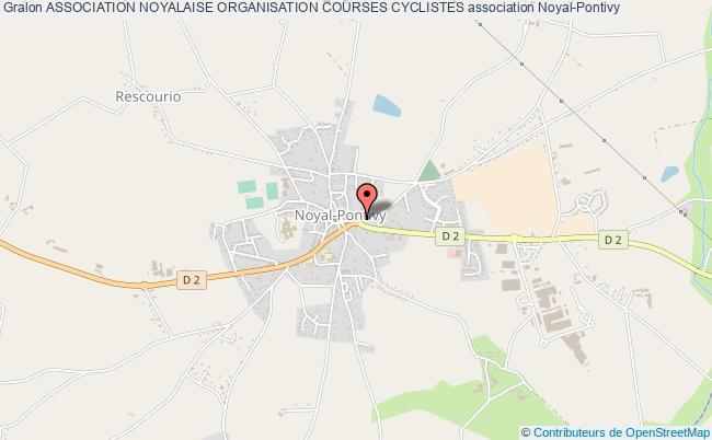 plan association Association Noyalaise Organisation Courses Cyclistes Noyal-Pontivy