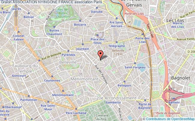 plan association Association Nyingone France Paris