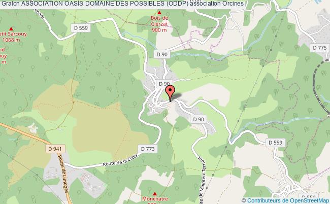 plan association Association Oasis Domaine Des Possibles (oddp) Orcines