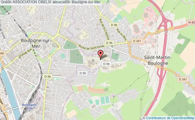 plan association Association Obelix Boulogne-sur-Mer Cedex