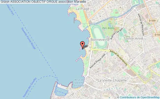 plan association Association Objectif Orgue Marseille 9e