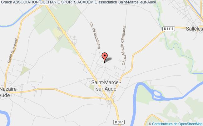 plan association Association Occitanie Sports AcadÉmie Saint-Marcel-sur-Aude