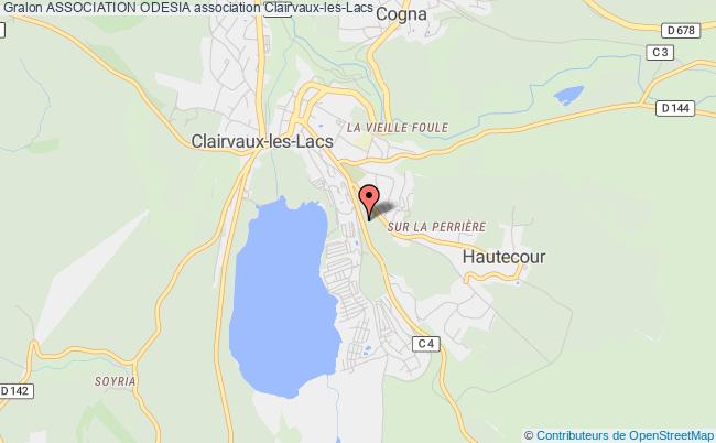 plan association Association Odesia Clairvaux-les-Lacs