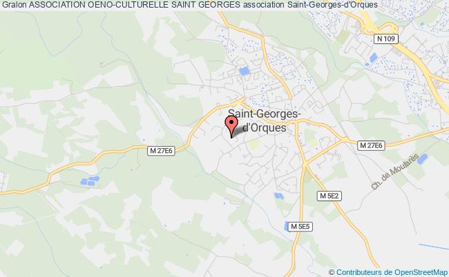 plan association Association Oeno-culturelle Saint Georges Saint-Georges-d'Orques