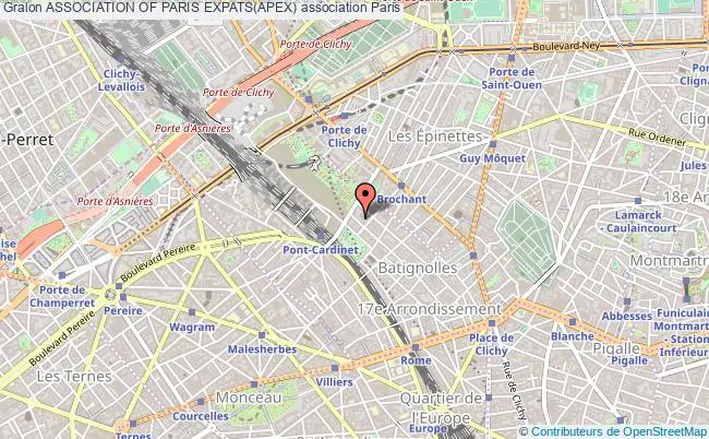plan association Association Of Paris Expats(apex) Paris 17e