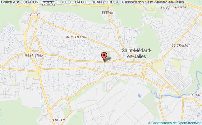 plan association Association Ombre Et Soleil Tai Chi Chuan Bordeaux Saint-Médard-en-Jalles