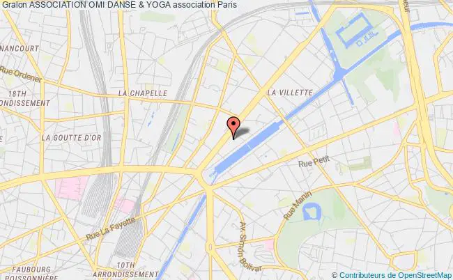plan association Association Omi Danse & Yoga Paris