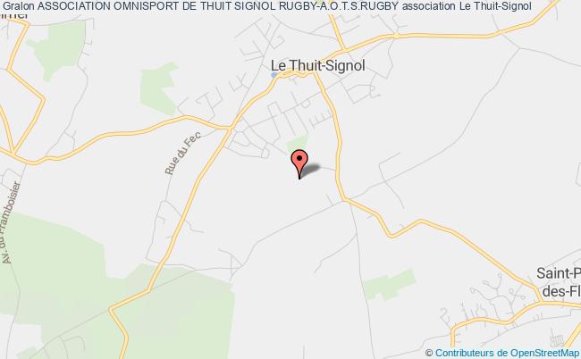 plan association Association Omnisport De Thuit Signol Rugby-a.o.t.s.rugby Le    Thuit-Signol