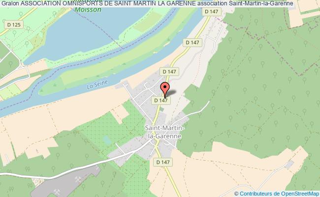 plan association Association Omnisports De Saint Martin La Garenne Saint-Martin-la-Garenne