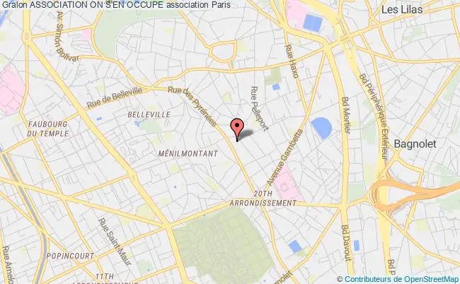 plan association Association On S'en Occupe Paris