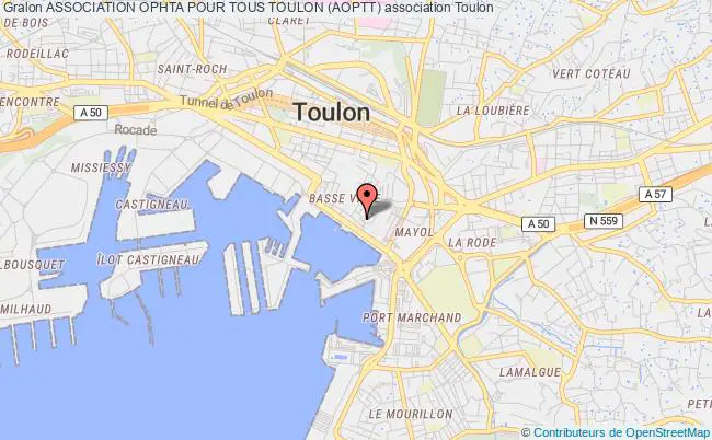 plan association Association Ophta Pour Tous Toulon (aoptt) Toulon