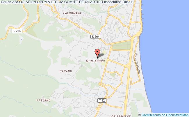 plan association Association Opra A Leccia Comite De Quartier Bastia