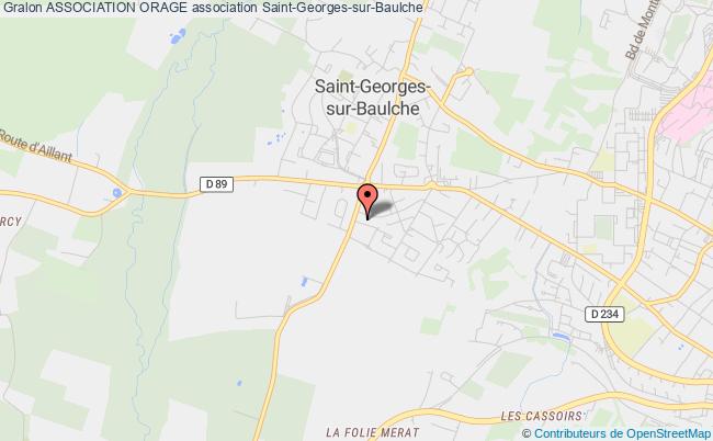 plan association Association Orage Saint-Georges-sur-Baulche
