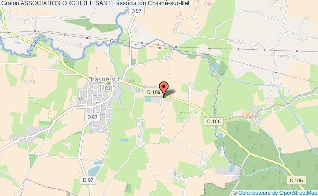 plan association Association Orchidee Sante Chasné-sur-Illet