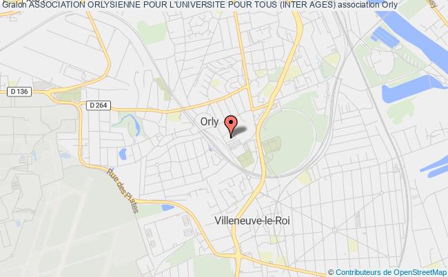 plan association Association Orlysienne Pour L'universite Pour Tous (inter Ages) Orly