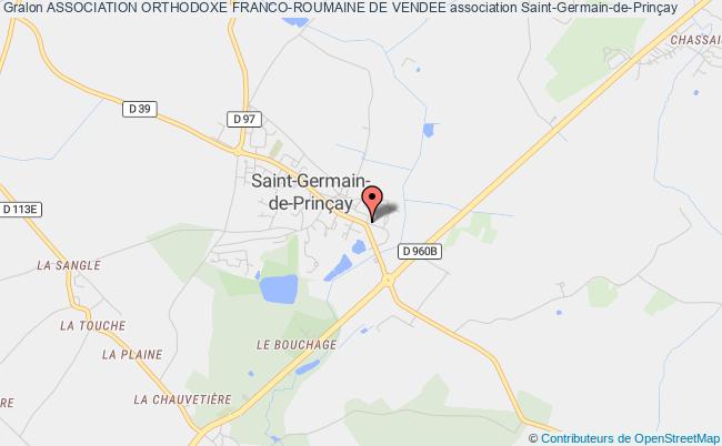 plan association Association Orthodoxe Franco-roumaine De Vendee Saint-Germain-de-Prinçay