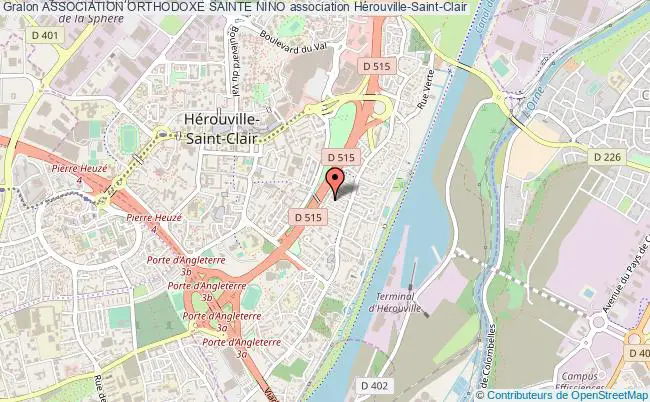 plan association Association Orthodoxe Sainte Nino Hérouville-Saint-Clair