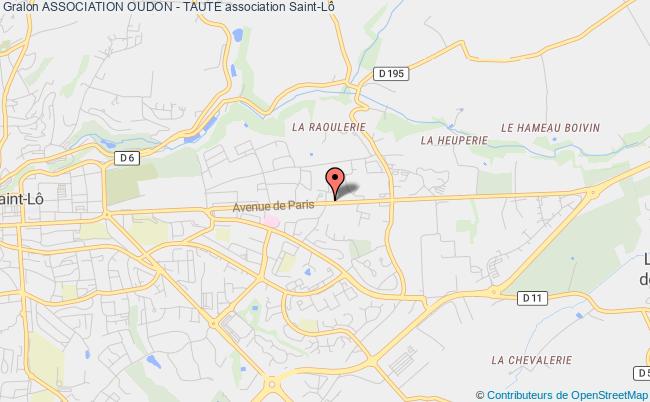 plan association Association Oudon - Taute Saint-Lô