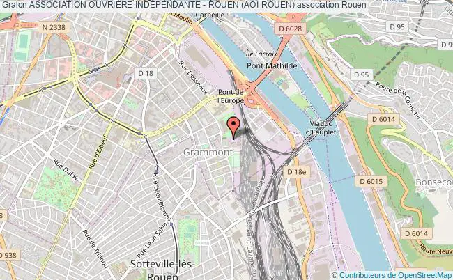 plan association Association OuvriÈre IndÉpendante - Rouen (aoi Rouen) Rouen