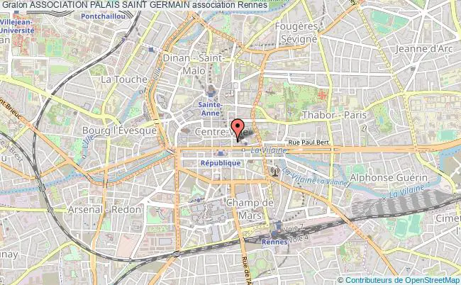 plan association Association Palais Saint Germain Rennes
