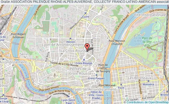 plan association Association Palenque RhÔne-alpes-auvergne, Collectif Franco-latino-amÉricain Lyon