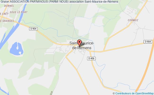 plan association Association Par'minous (parmi Nous) Saint-Maurice-de-Rémens
