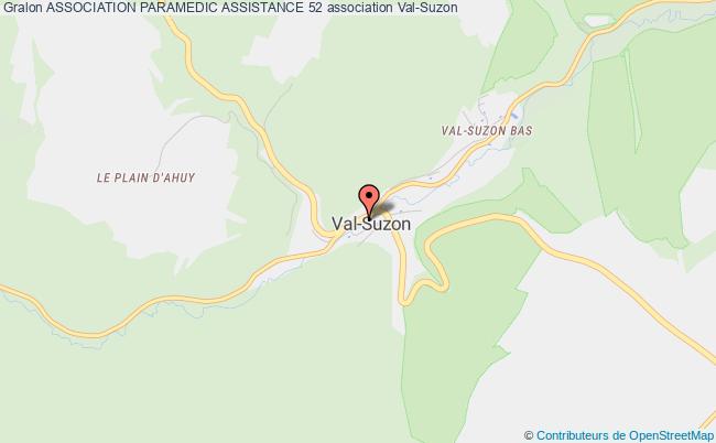 plan association Association Paramedic Assistance 52 Val-Suzon