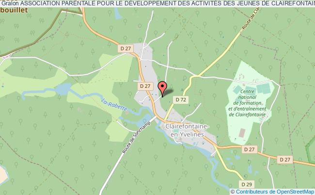 plan association Association Parentale Pour Le DÉveloppement Des ActivitÉs Des Jeunes De Clairefontaine Clairefontaine-en-Yvelines
