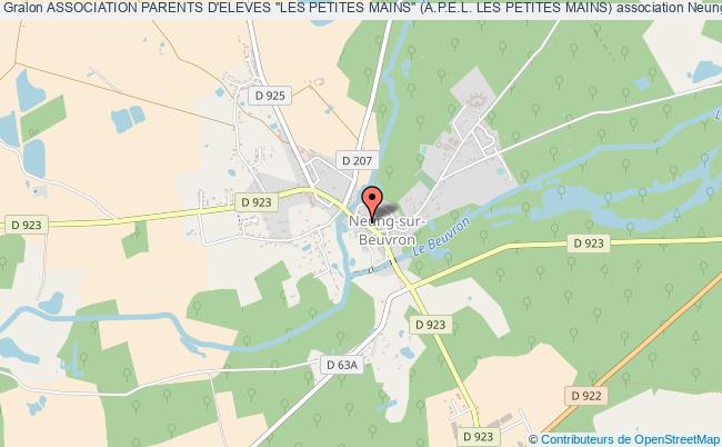 plan association Association Parents D'eleves "les Petites Mains" (a.p.e.l. Les Petites Mains) Neung-sur-Beuvron