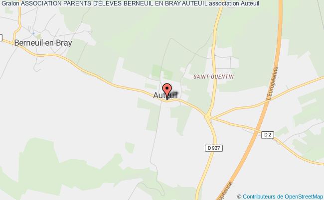 plan association Association Parents D'ÉlÈves Berneuil En Bray Auteuil Auteuil