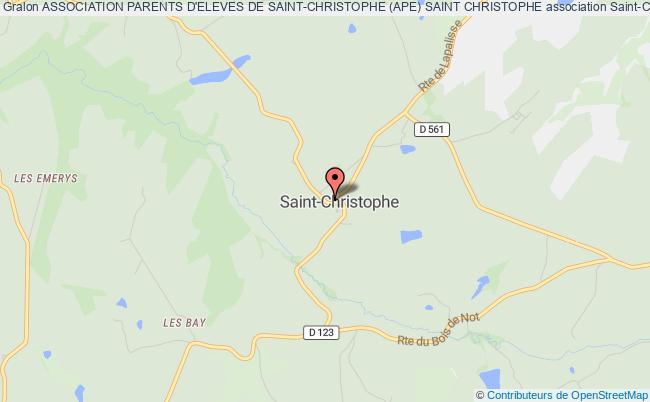 plan association Association Parents D'eleves De Saint-christophe (ape) Saint Christophe Saint-Christophe