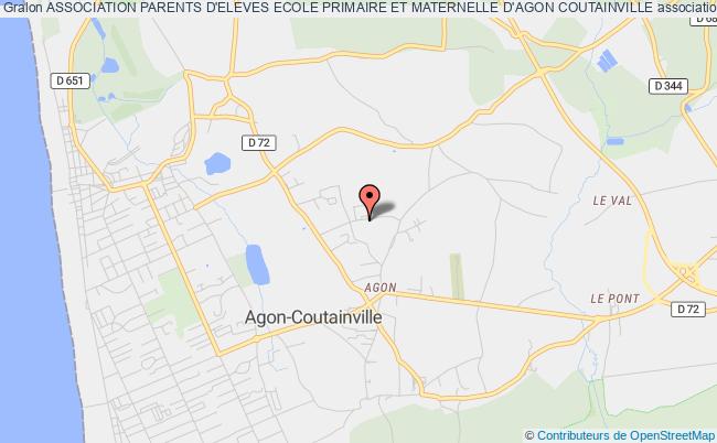 plan association Association Parents D'eleves Ecole Primaire Et Maternelle D'agon Coutainville Agon-Coutainville