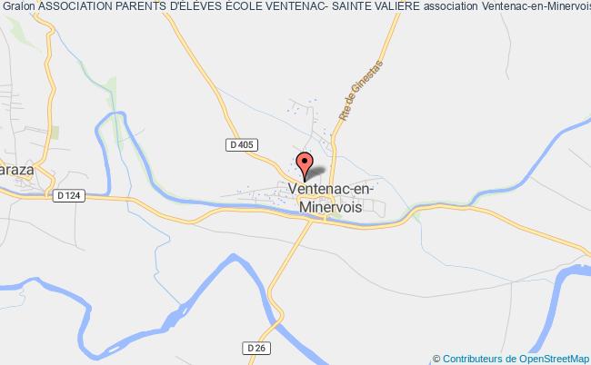 plan association Association Parents D'ÉlÈves École Ventenac- Sainte Valiere Ventenac-en-Minervois
