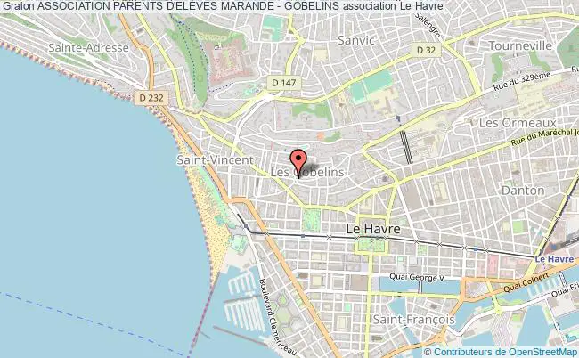 plan association Association Parents D'elÈves Marande - Gobelins Havre