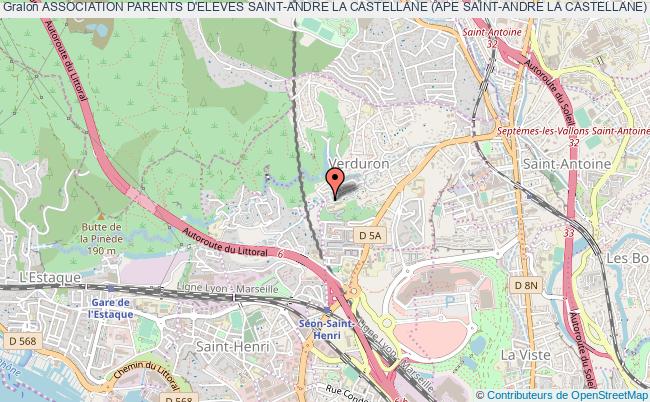 plan association Association Parents D'eleves Saint-andre La Castellane (ape Saint-andre La Castellane) Marseille