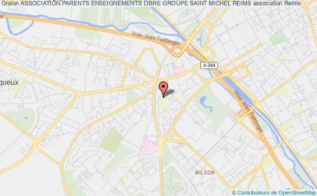 plan association Association Parents Enseignements Libre Groupe Saint Michel Reims Reims