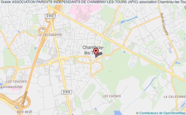 plan association Association Parents Independants De Chambray-les-tours (apic) Chambray-lès-Tours
