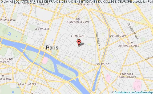 plan association Association Paris Ile De France Des Anciens Etudiants Du College D'europe Paris