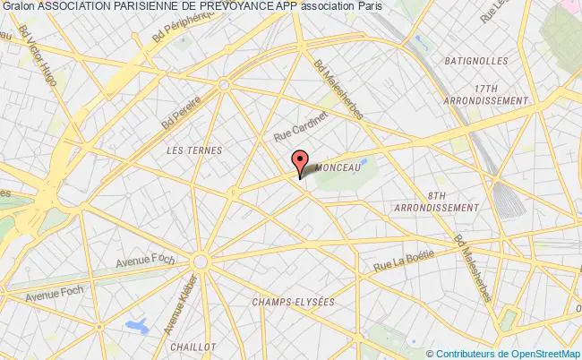 plan association Association Parisienne De Prevoyance App Paris