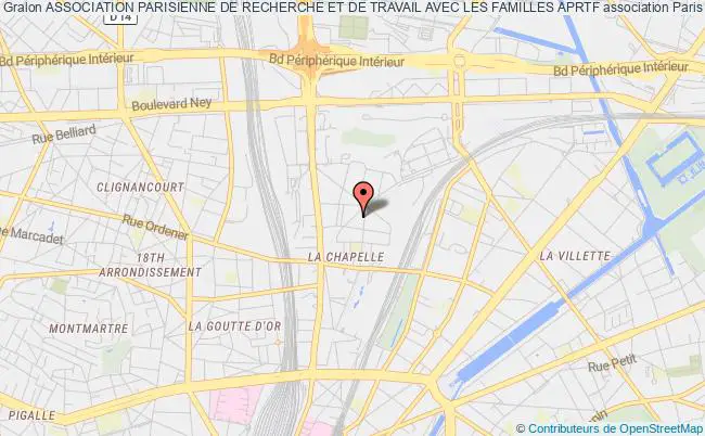 plan association Association Parisienne De Recherche Et De Travail Avec Les Familles Aprtf Paris