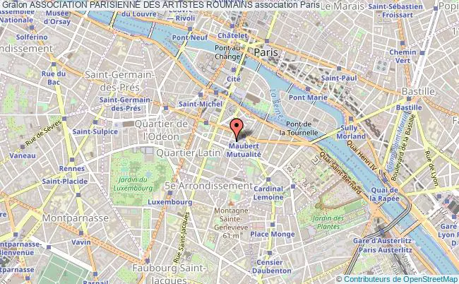 plan association Association Parisienne Des Artistes Roumains Paris