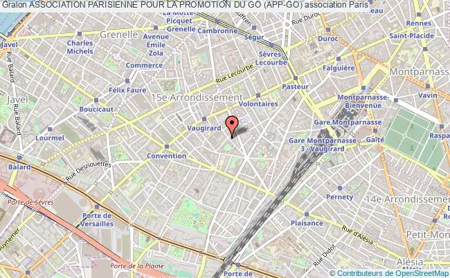 plan association Association Parisienne Pour La Promotion Du Go (app-go) Paris