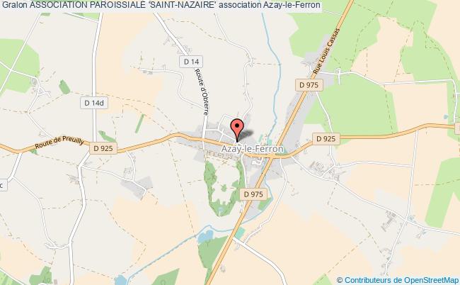 plan association Association Paroissiale 'saint-nazaire' Azay-le-Ferron