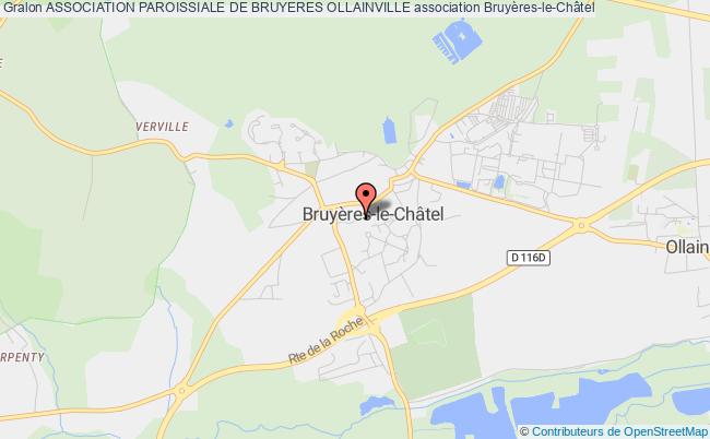 plan association Association Paroissiale De Bruyeres Ollainville Bruyères-le-Châtel