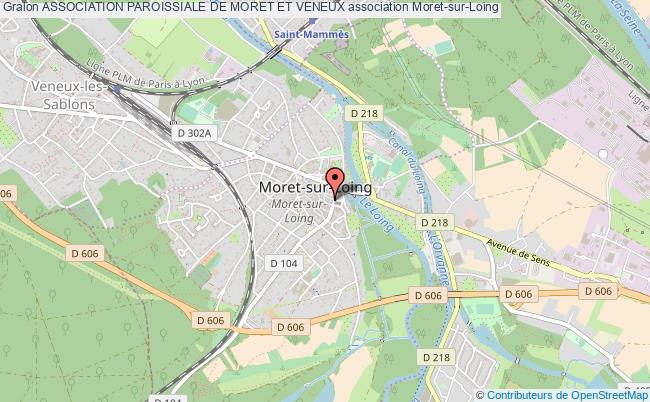 plan association Association Paroissiale De Moret Et Veneux Moret-sur-Loing