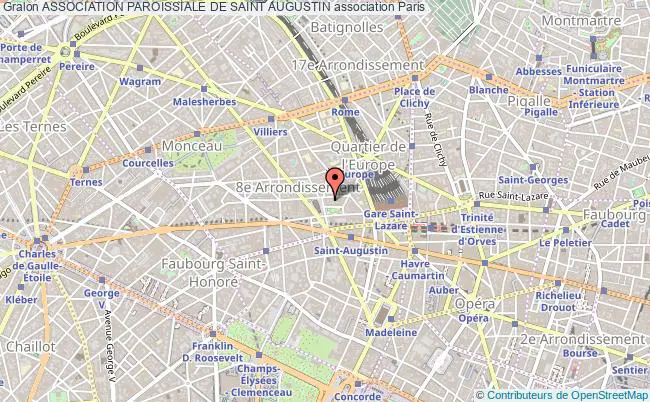 plan association Association Paroissiale De Saint Augustin Paris