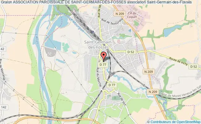 plan association Association Paroissiale De Saint-germain-des-fosses Saint-Germain-des-Fossés